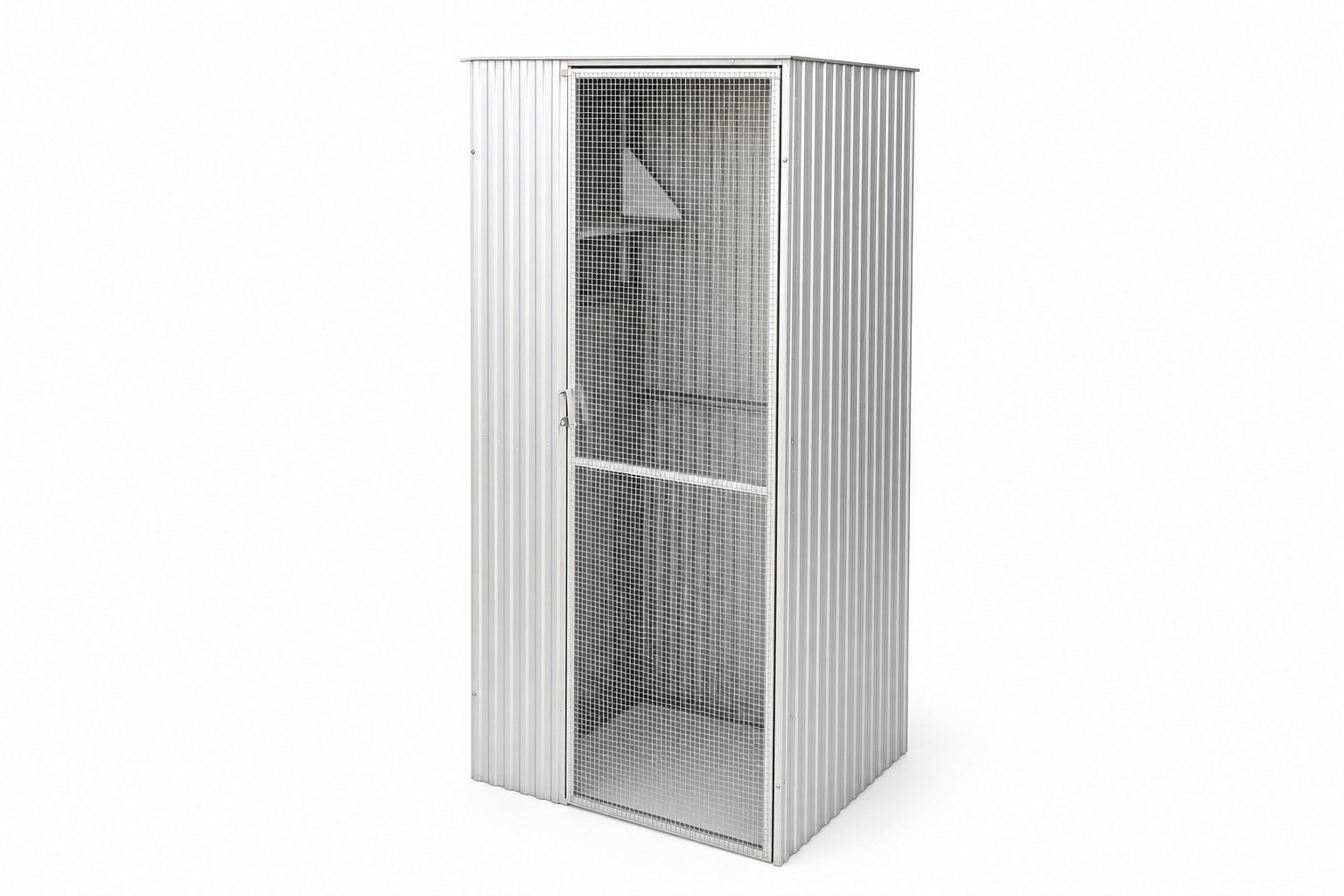 Narrow Shelter-Side Aviary by Bonwick & Co