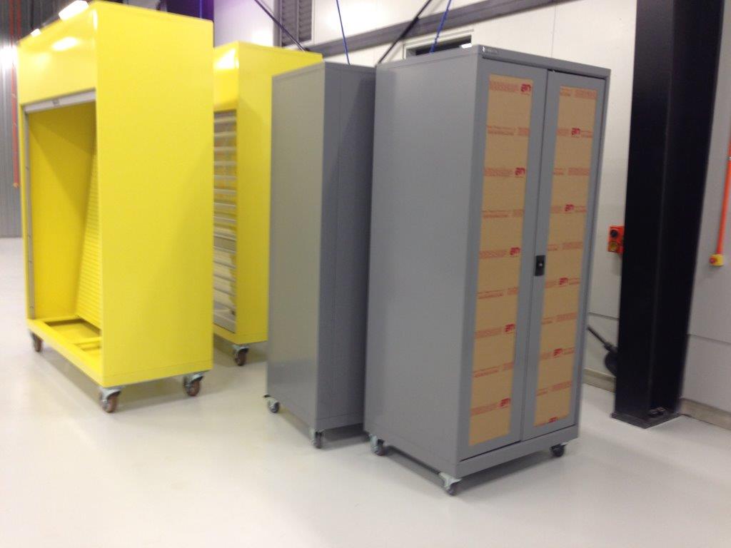 Boscotek Flight Line and mobile storage at Wintec
