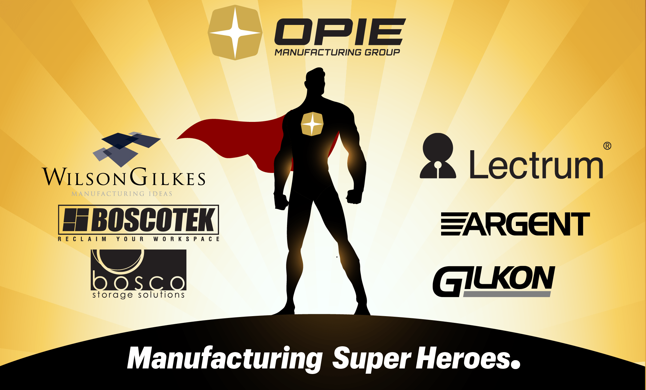 Opie superhero's get to know the brands