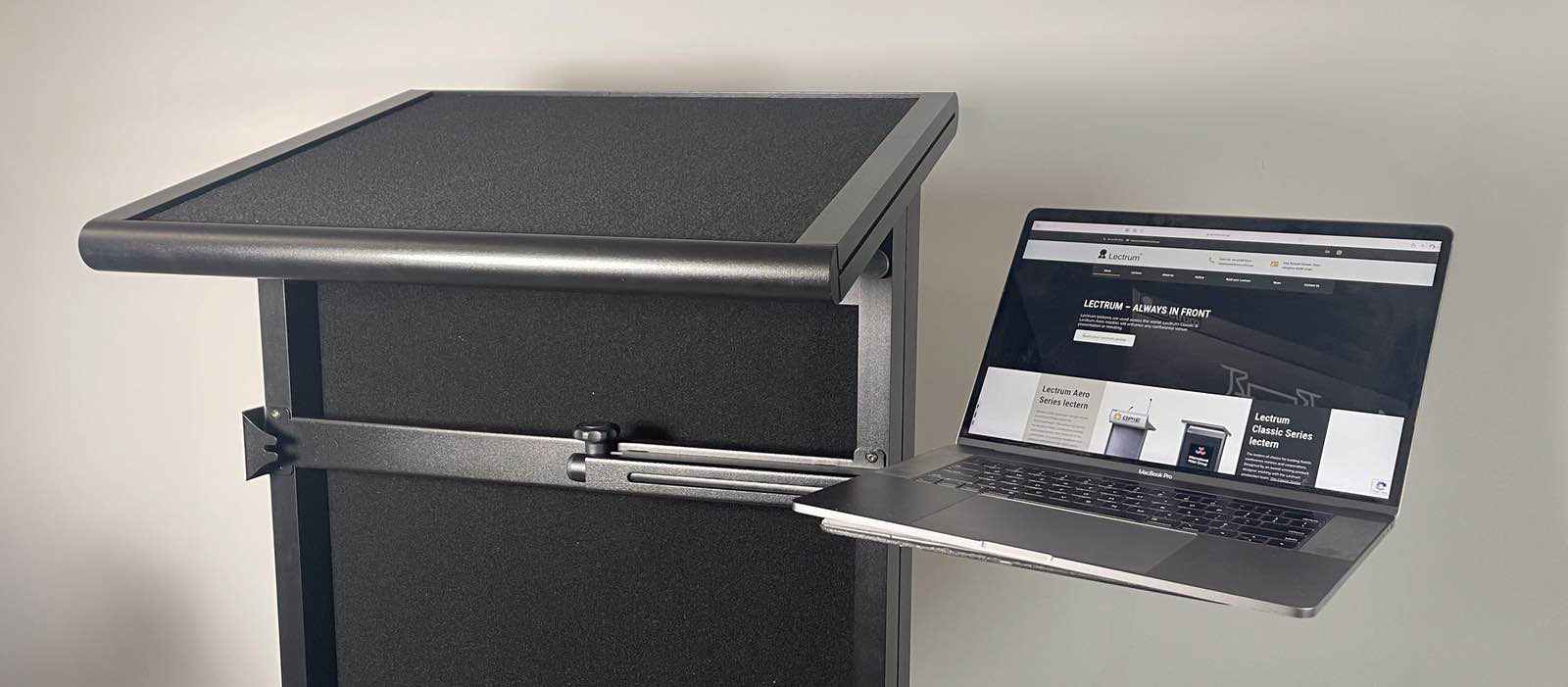 Lectrum Classic Series Slide-Out Notebook Shelf – Right-Hand Configuration