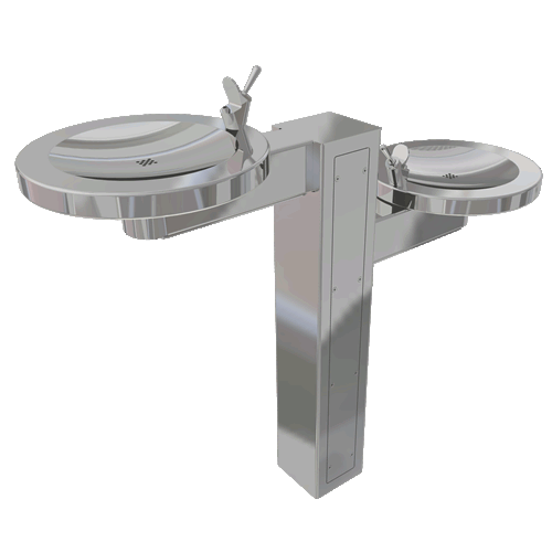Twin bowl drinking fountain | DFTB by SMC Stainless
