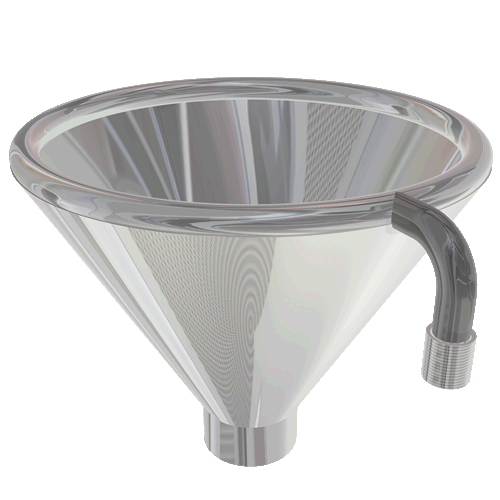 Weld In Flushline Flushing Bowl | FFB1WELD by SMC Stainless