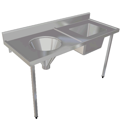Flushing Sink and Bowl | FS2 by SMC Stainless