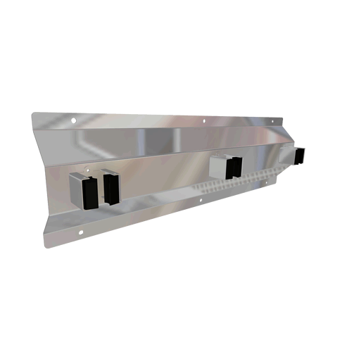 Mop and Broom Rack | PBC-MHR-1 by SMC Stainless