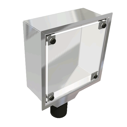 Recessed In Wall Tundish | TURE1 by SMC Stainless