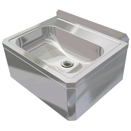 Hand Basin with Shroud | WB1SH by SMC Stainless