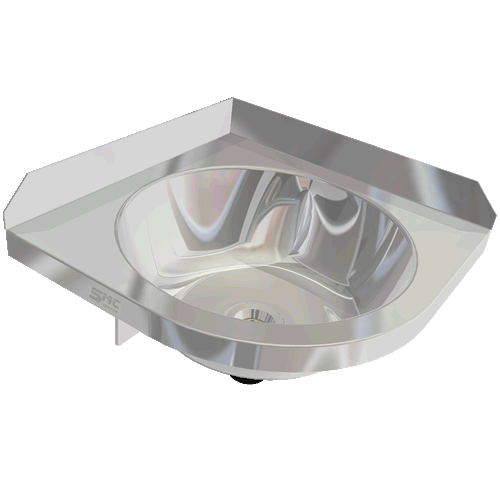 Corner Hand Basin | WB6 by SMC Stainless