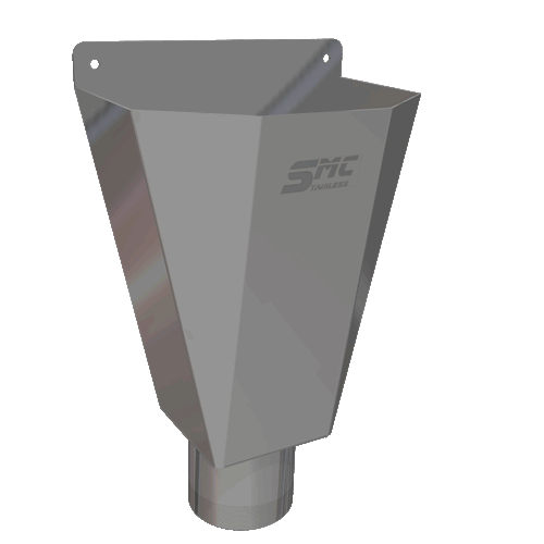 Wall Mounted Tundish | WMT4 by SMC Stainless
