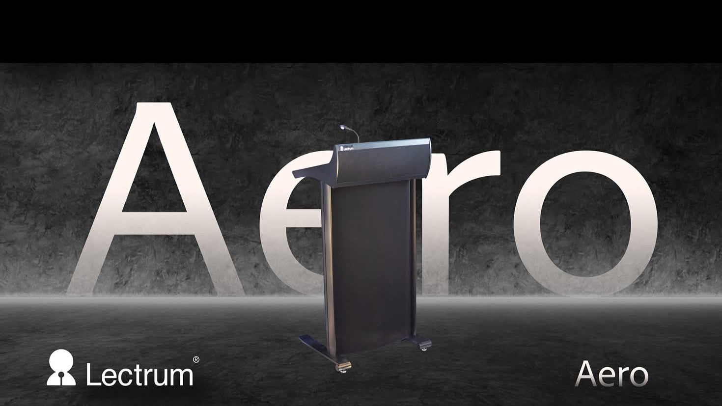 Lectrum Aero lectern black