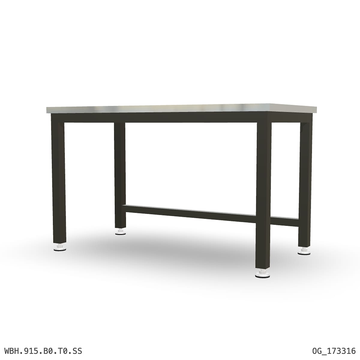 Heavy Duty Workbench 1500mm — Stainless Steel (1.2mm 304) by Boscotek