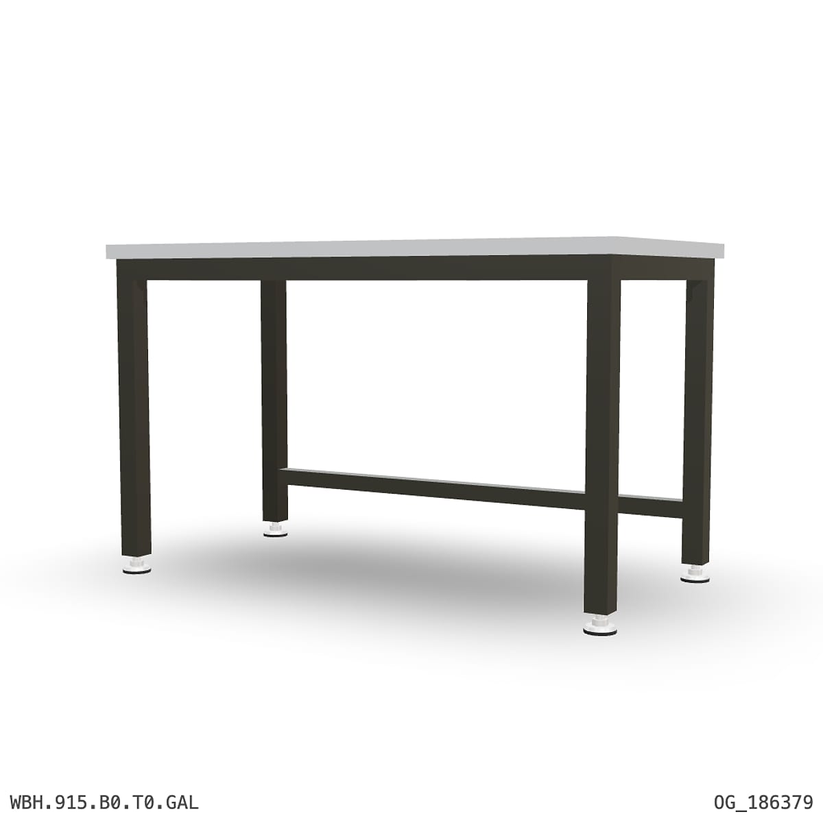 Heavy Duty Workbench 1500mm — Galvanised Steel by Boscotek