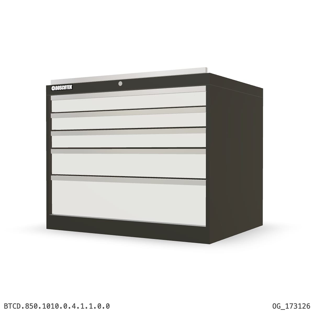 HD Cabinet 1010W × 850H — D Series, 6-Drawer by Boscotek