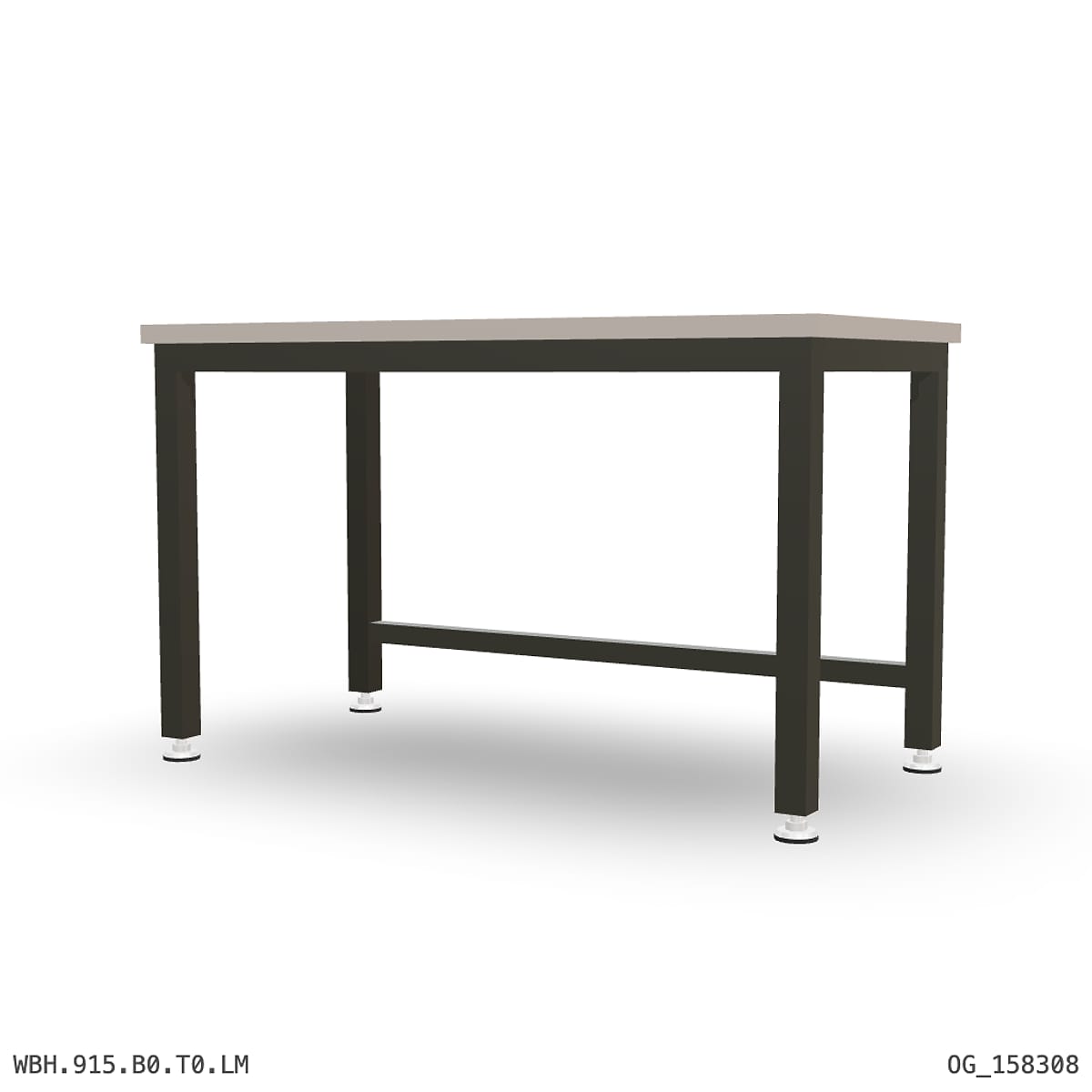 Heavy Duty Workbench 1500mm — Laminated Timber (42mm HDF) by Boscotek
