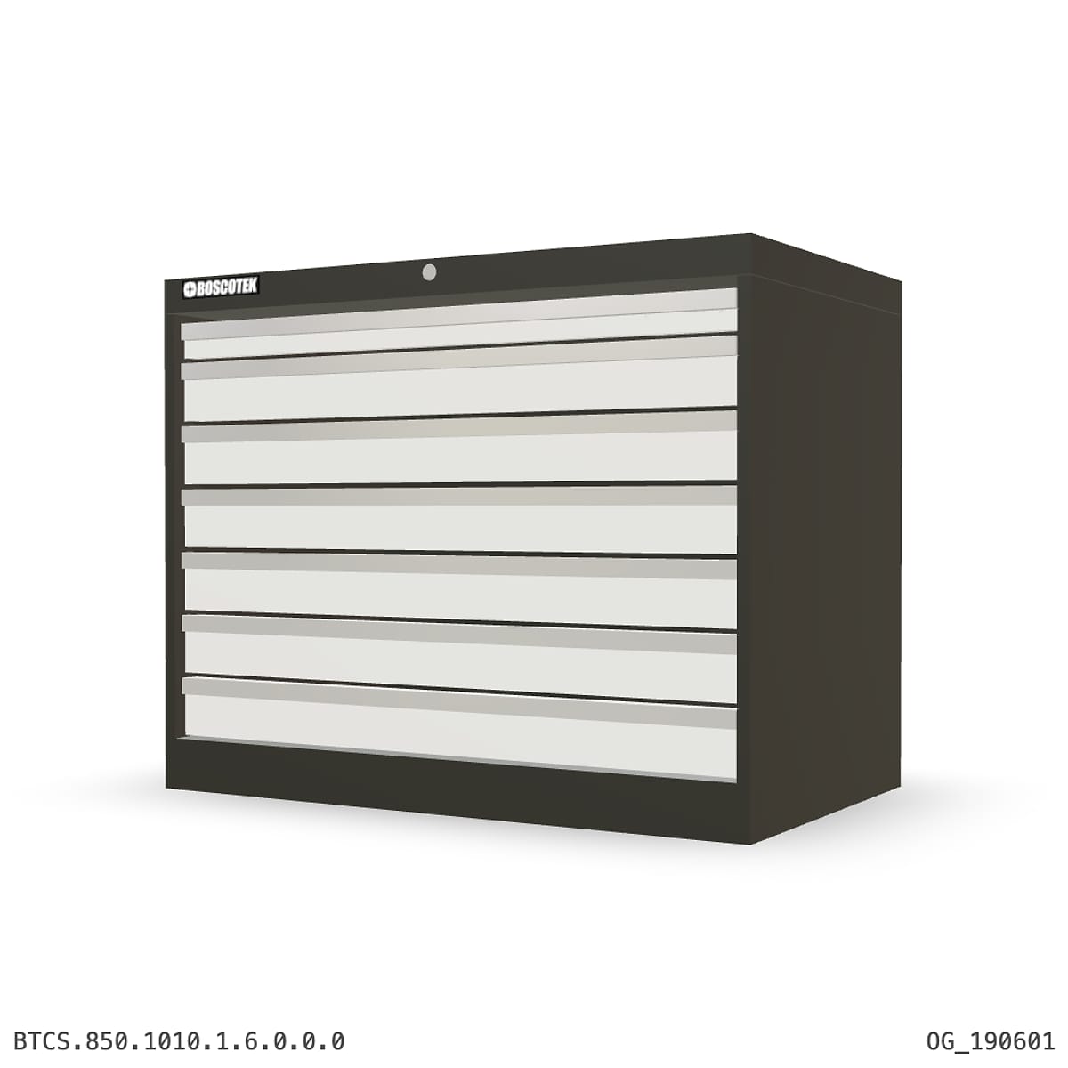 HD Cabinet 1010W × 850H — S Series, 7-Drawer by Boscotek