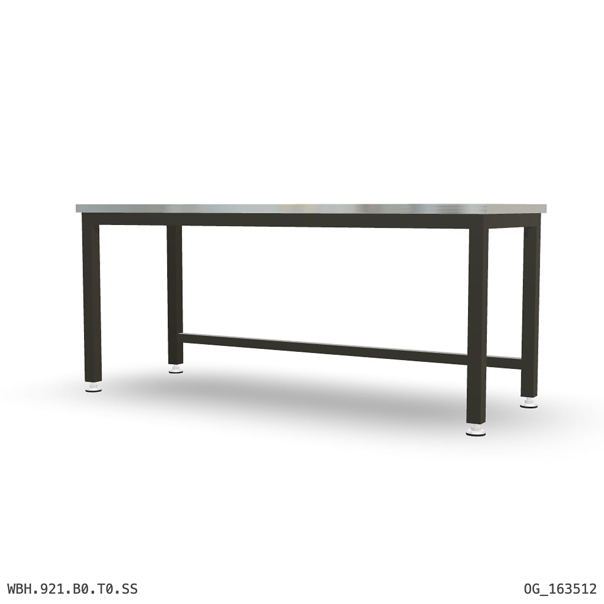 Heavy Duty Workbench 2100mm — Stainless Steel (1.2mm 304) by Boscotek