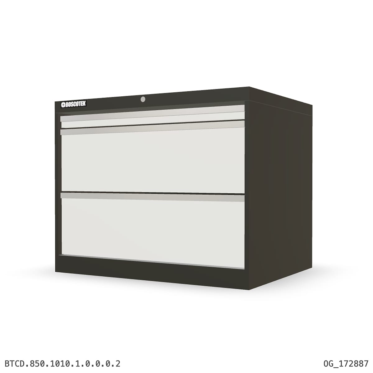HD Cabinet 1010W × 850H — D Series, 3-Drawer by Boscotek