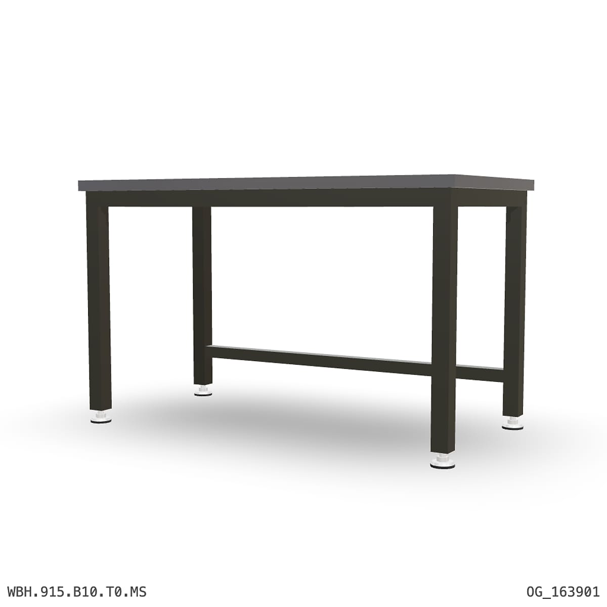 Heavy Duty Workbench 1500mm — 2mm Mild Steel, under-bench storage by Boscotek