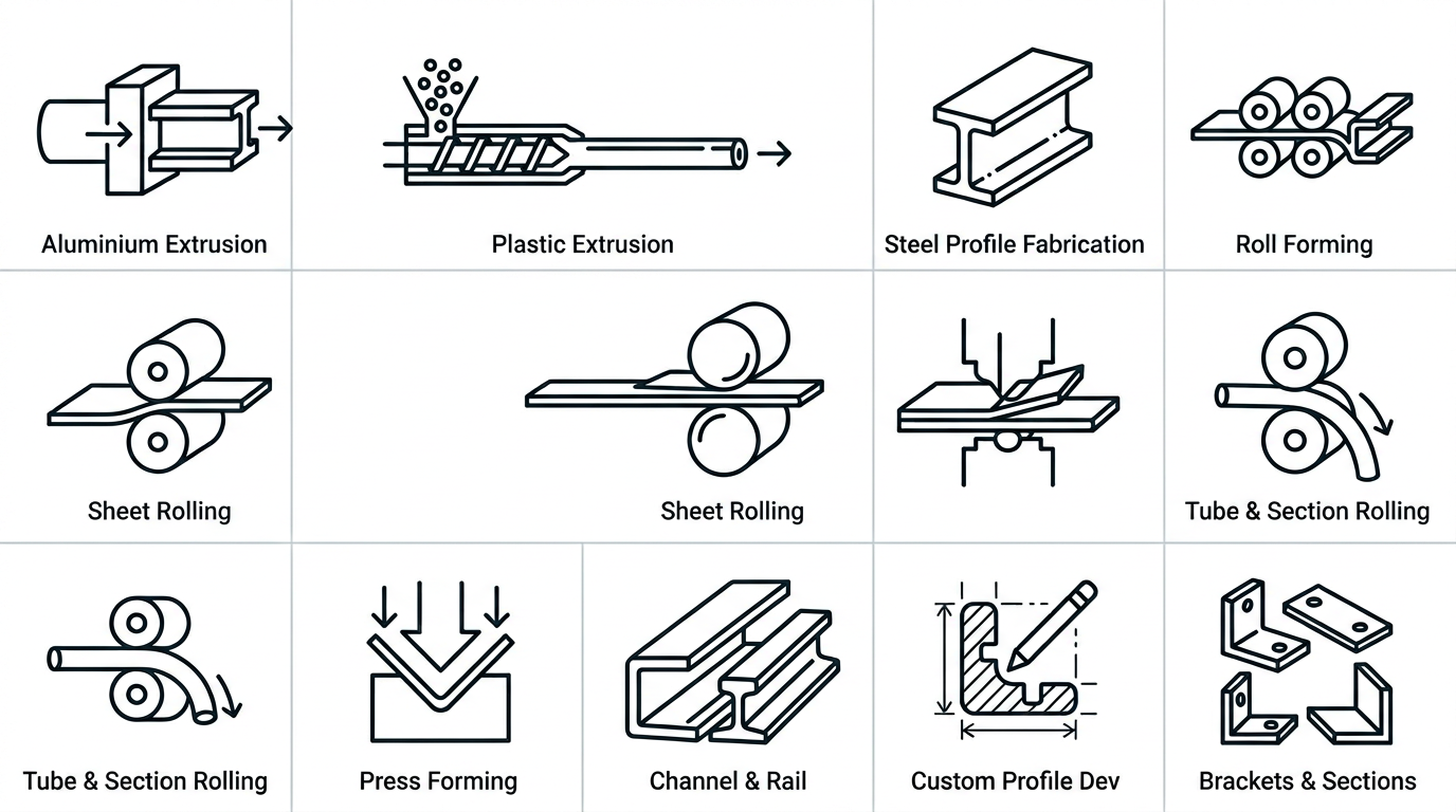 Extrusion, Rolling and Profile Production