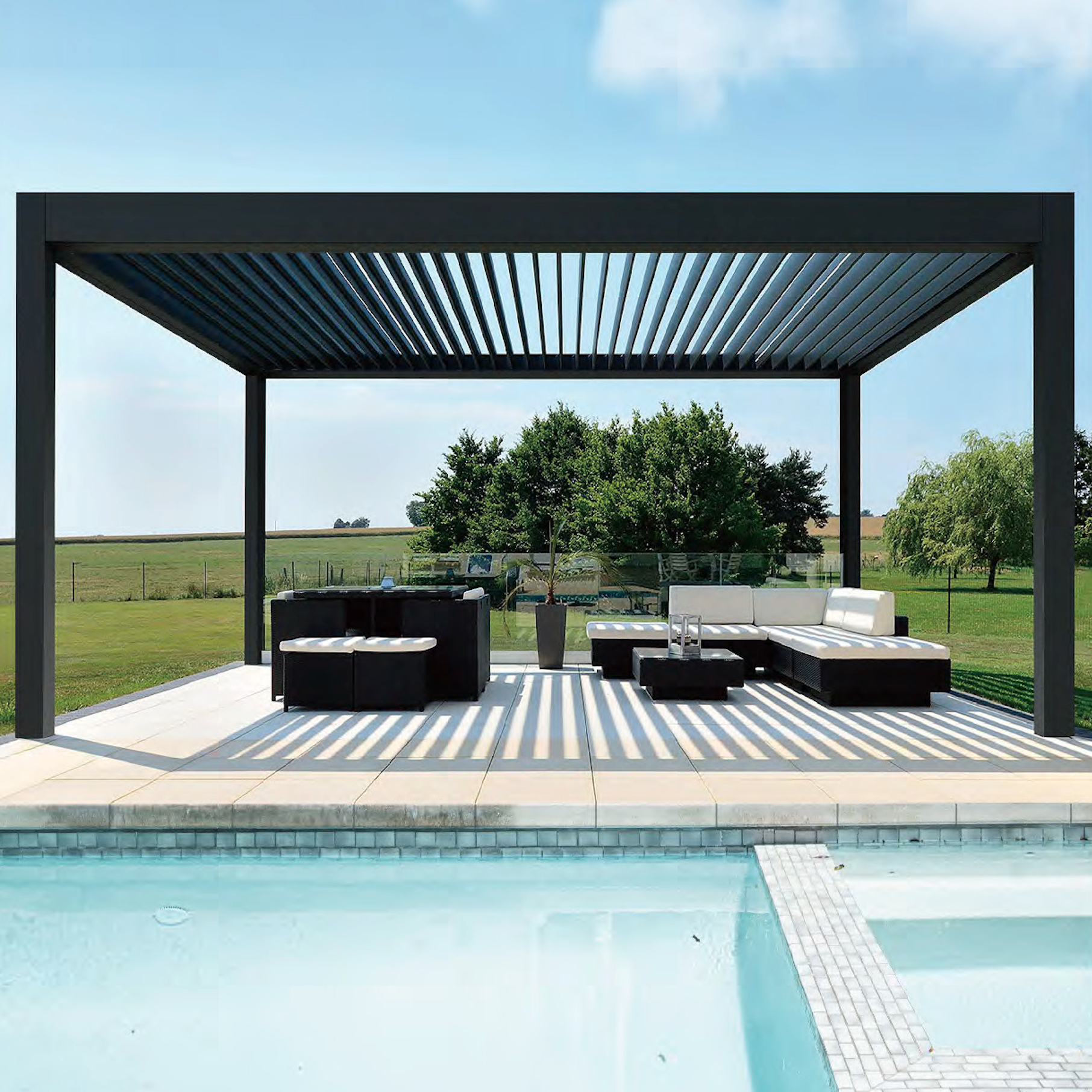 OMH-1500 Super Heavy-Duty Architectural Pergola by OPIE Hub